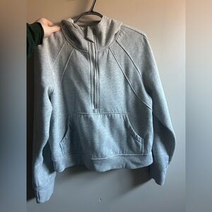 Amazon Grey Half-Zip Hoodie
